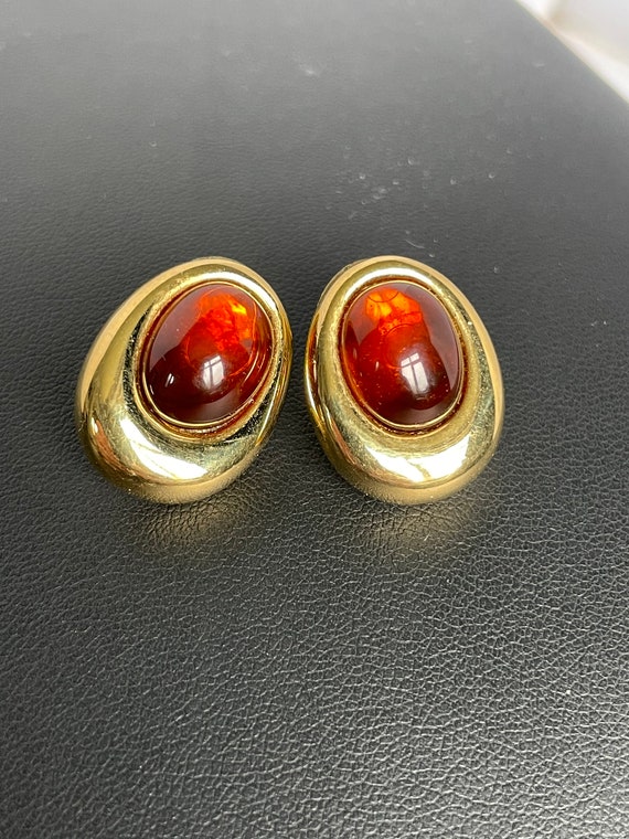 Napier rare jelly belly earrings - image 3