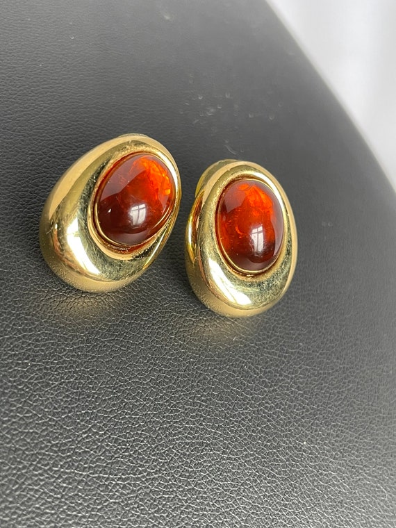 Napier rare jelly belly earrings - image 2