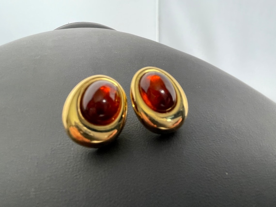 Napier rare jelly belly earrings - image 1