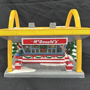 Snow Village Mcdonalds - Etsy