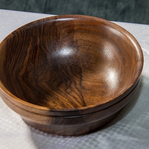 Handcrafted Claro Walnut Bowl