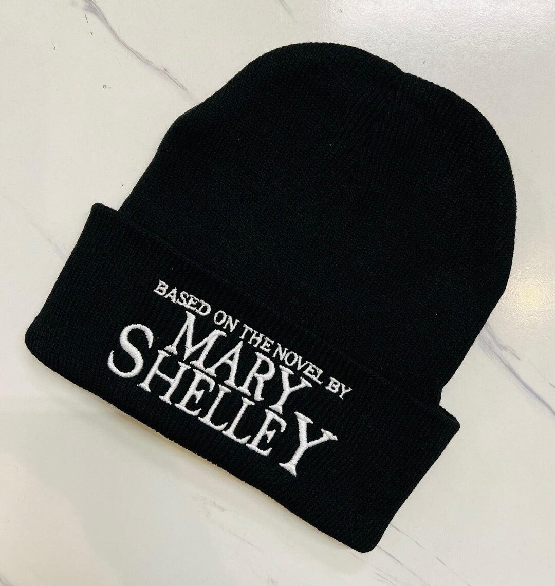 Vegan Beanie - Based on the Novel by Mary Shelley - READY TO SHIP