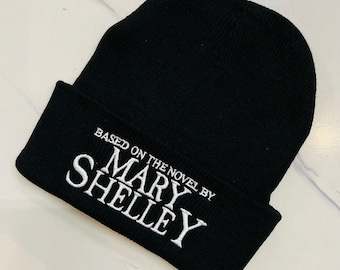 Vegan Beanie - Based on the Novel by Mary Shelley - READY TO SHIP
