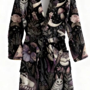 Robe de lã polar - Criaturas da Noite - PRONTA ENTREGA