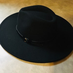 Vegan Felt Hat - Plain - XL Brim