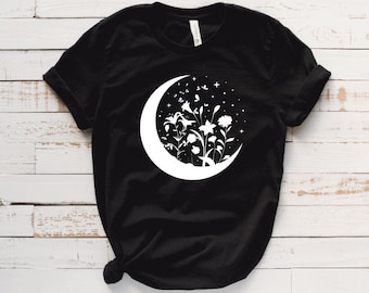 Floral Moon T-Shirt