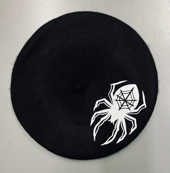 Vegan Beret - Webbed Spider - Etsy display picture 2