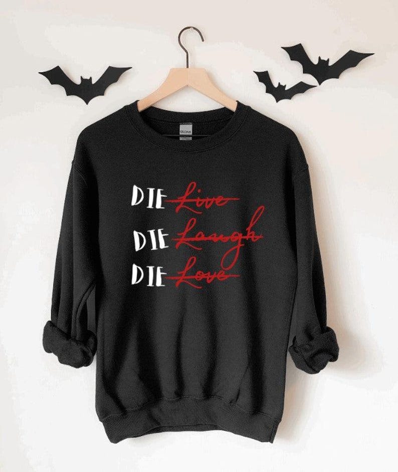 Gothic Pullover - Gothic Witchy True Crime Pullover - Die, Die, Die Pullover Bild 1