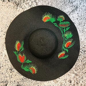 Floppy solhatt - XL brätte - Venus flugfällor