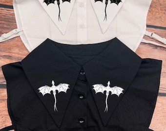 Button up Detachable collar - Dragons