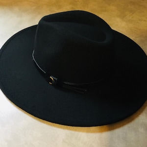 Vegan Felt Hat - Plain - XL Brim