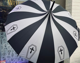 Charcoal Coffin Umbrella