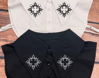 Button up Detachable collar - Gothic Ornament