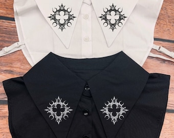 Button up Detachable collar - Gothic Ornament