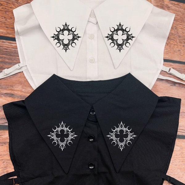 Button up Detachable collar - Gothic Ornament