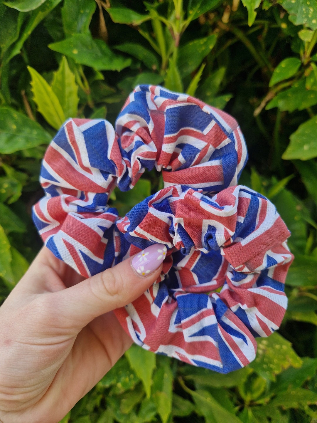 United Kingdom / British / Union Jack Hair Scrunchie Etsy