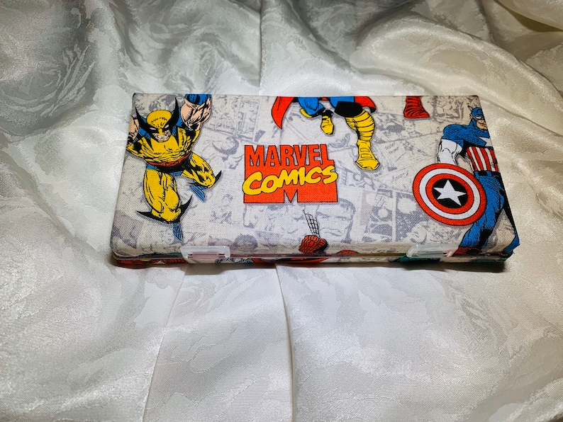 Marvel Pattern Pill Pack 7 day Pill and Vitamin Container