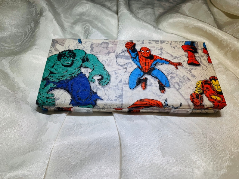 Marvel Pattern Pill Pack 7 day Pill and Vitamin Container