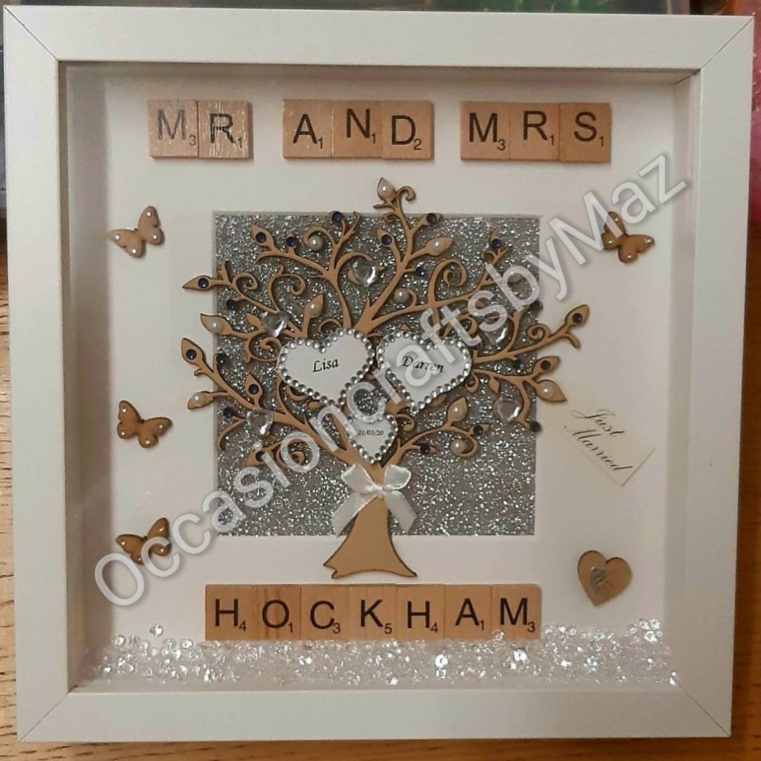 Wedding day gift, Wedding present, personalised Wedding present ...