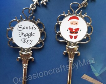 Magic Santa key, Christmas eve gift, personalised magic Santa key