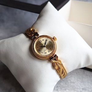 Vintage watch for women Chaika, Small womens watch , mechanical ladies watch, Gift for her, gold small vintage watch, Y2K