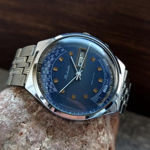 Vintage Raketa Mechanical Watch, Perpetual Calendar
