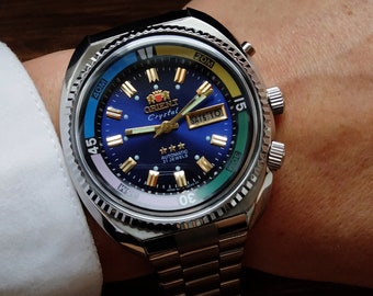 Orient KING DIVER Watch 21 JEWELS Automatic Day / Date
