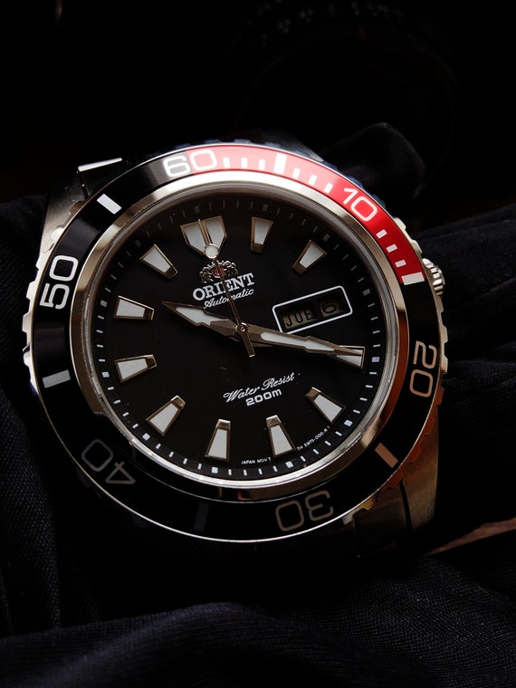 ORIENT 、マコXL。 オートマチック、黒文字盤 【公式通販】