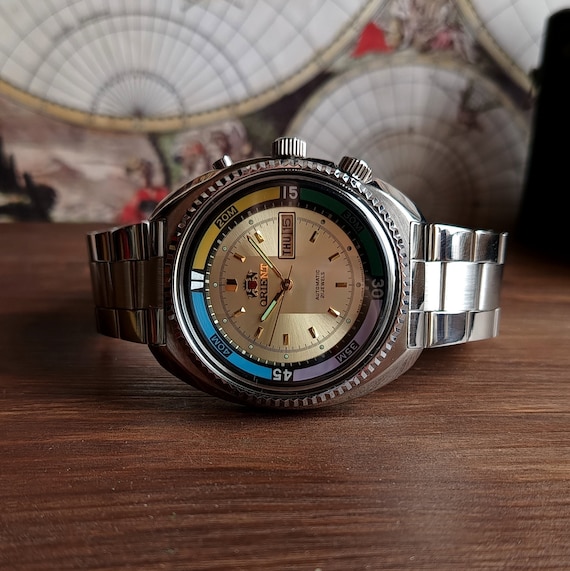 Japanese rare watch Orient King Diver, automatic … - image 1