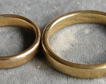 Widow ring / widower ring / widow jewelry as two hearts melted together / reworking / manufacturing