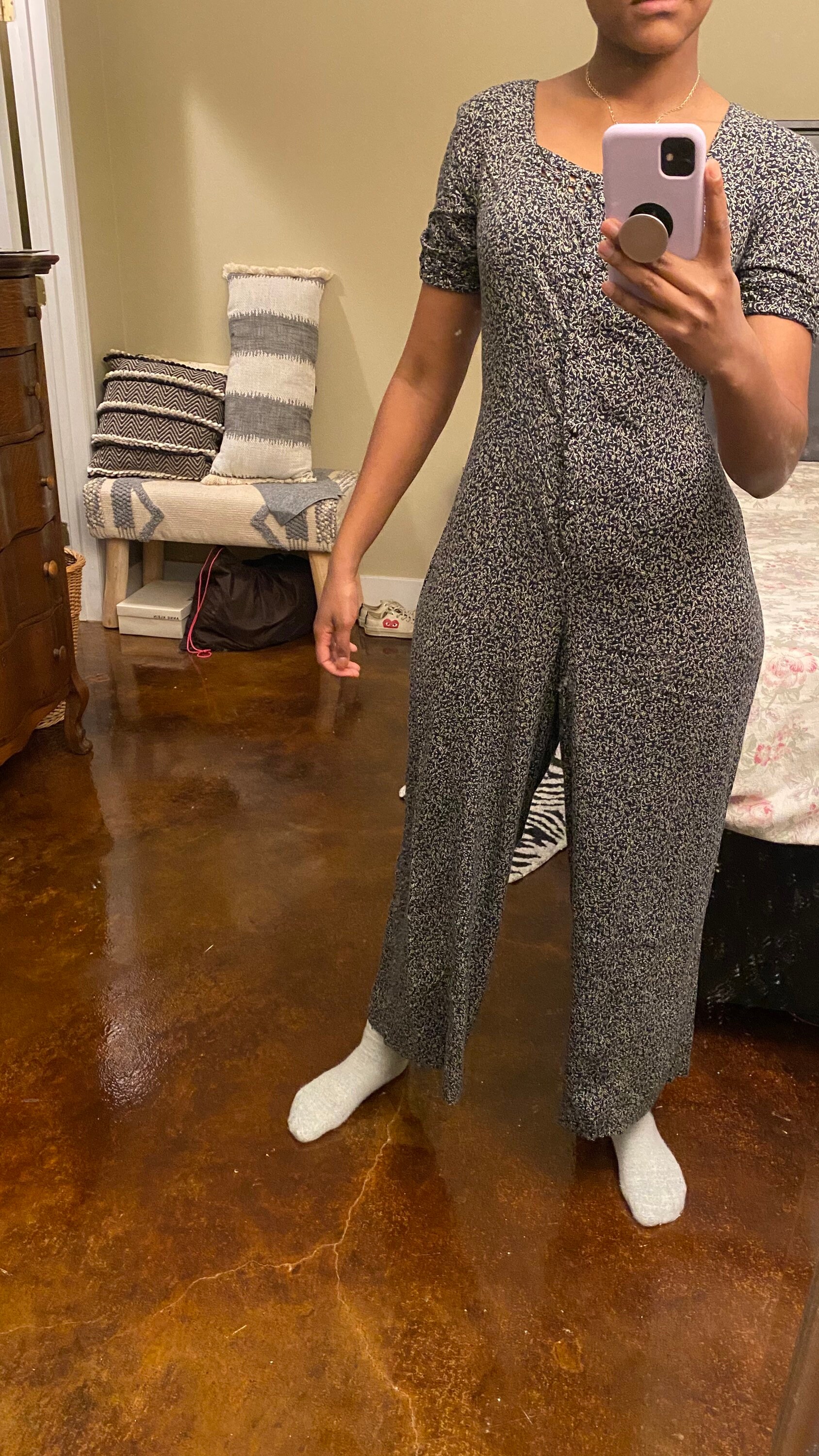 90s floral jumpsuit Etsy