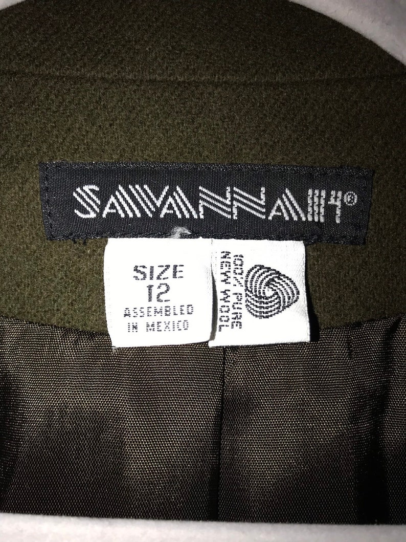 Women/'s 100/% wool vintage blazer