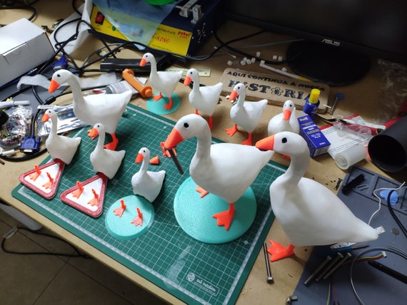 You can 3D print an Untitled Goose Game goose for maximum mischief