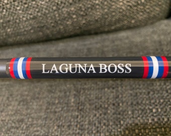 Personalized Fishing Rod, American Patriotism, Personalized Space, Red White & Blue, Boater, Gift for In-law, Birthday Present