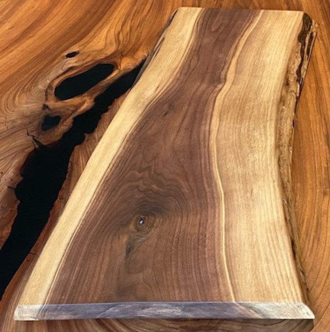 Personalized Cutting Board, Walnut, Handmade, Carved Wood, Food Safe ...