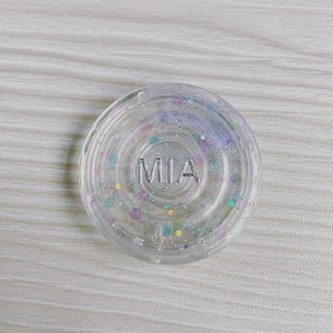 MagSafe Available!) Personalised Clear Iridescent Popping Socket