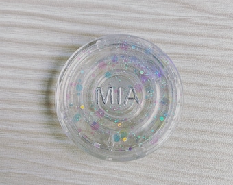 MagSafe Available!) Personalised Clear Iridescent Popping Socket