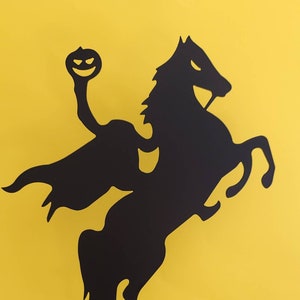 Halloween Decor Outdoor Halloween Decorations Headless Horseman Decor Garden Stake Decoration Shadowcast Idea Halloween Scarecrow Wall Decor
