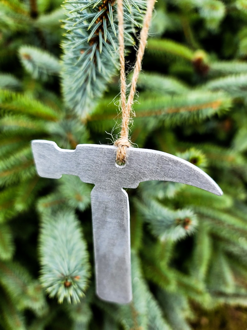 Hammer Metal Christmas Tree Ornament Presents Stocking Etsy