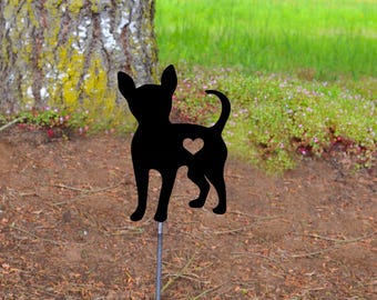 Chihuahua Metal Wall Art – Dog Lover Home & Garden Decor