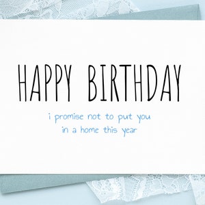 Printable Funny Birthday Card Funny Dad Birthday Card Funny | Etsy