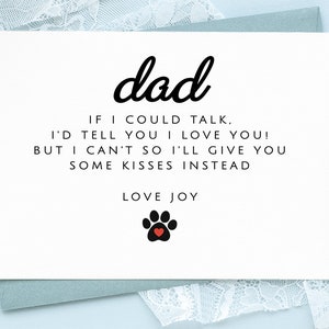 Personalisierte DAD zu den Welten besten Hund Papa bearbeitbare digitale Karte, Vatertagskarte vom Hund, Hund Papa Karte, Geschenk vom Hund, Pelz Papa