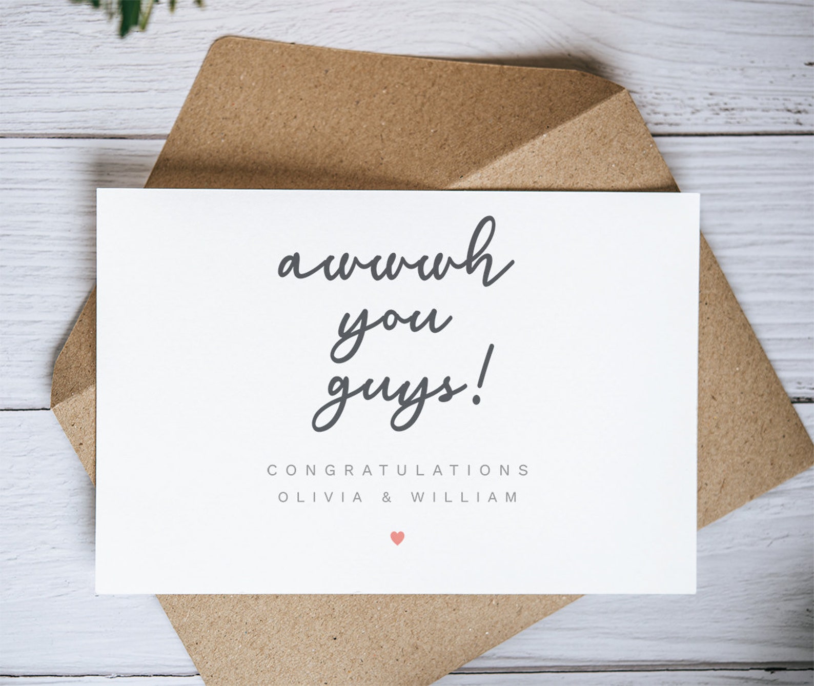 Printable Personalized Congratulations on Your Engagement - Etsy