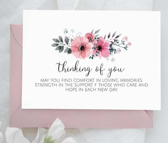 Thinking Of You Sympathy Cards Thinking Of You And Your Family
