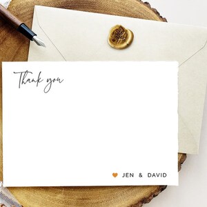 EDITIERBARE DRUCKBARE KARTE Personalisiertes Briefpapier für Paar Digitale Karte, Danke persönliches Briefpapier, unbegrenzte Download-Karte für Freund