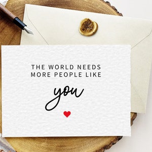 Carte d'appréciation pour lui ou elle – Carte de remerciement pour le meilleur mari ou femme du monde. Montrez votre gratitude avec ce cadeau de remerciement.