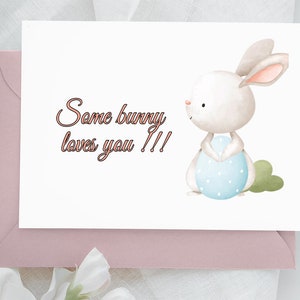 Cartoline di Pasqua, Biglietto pasquale con coniglietto, Biglietto di buona Pasqua, Biglietto personalizzato, Per la mamma, Biglietto pasquale con coniglio, Biglietto pasquale rosa, Stampabile modificabile