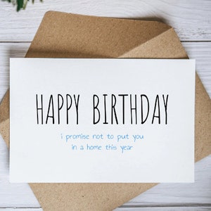 Printable Funny Birthday Card, Funny Dad Birthday Card, Funny Dad ...