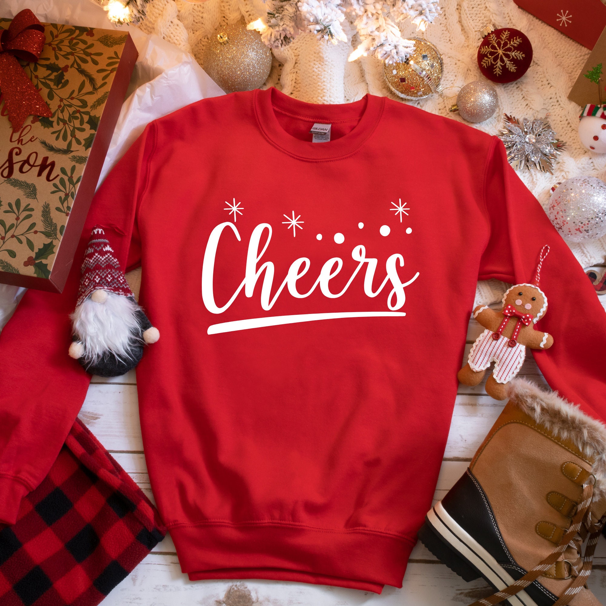 Cheers Sweatshirt for Christmas or the 