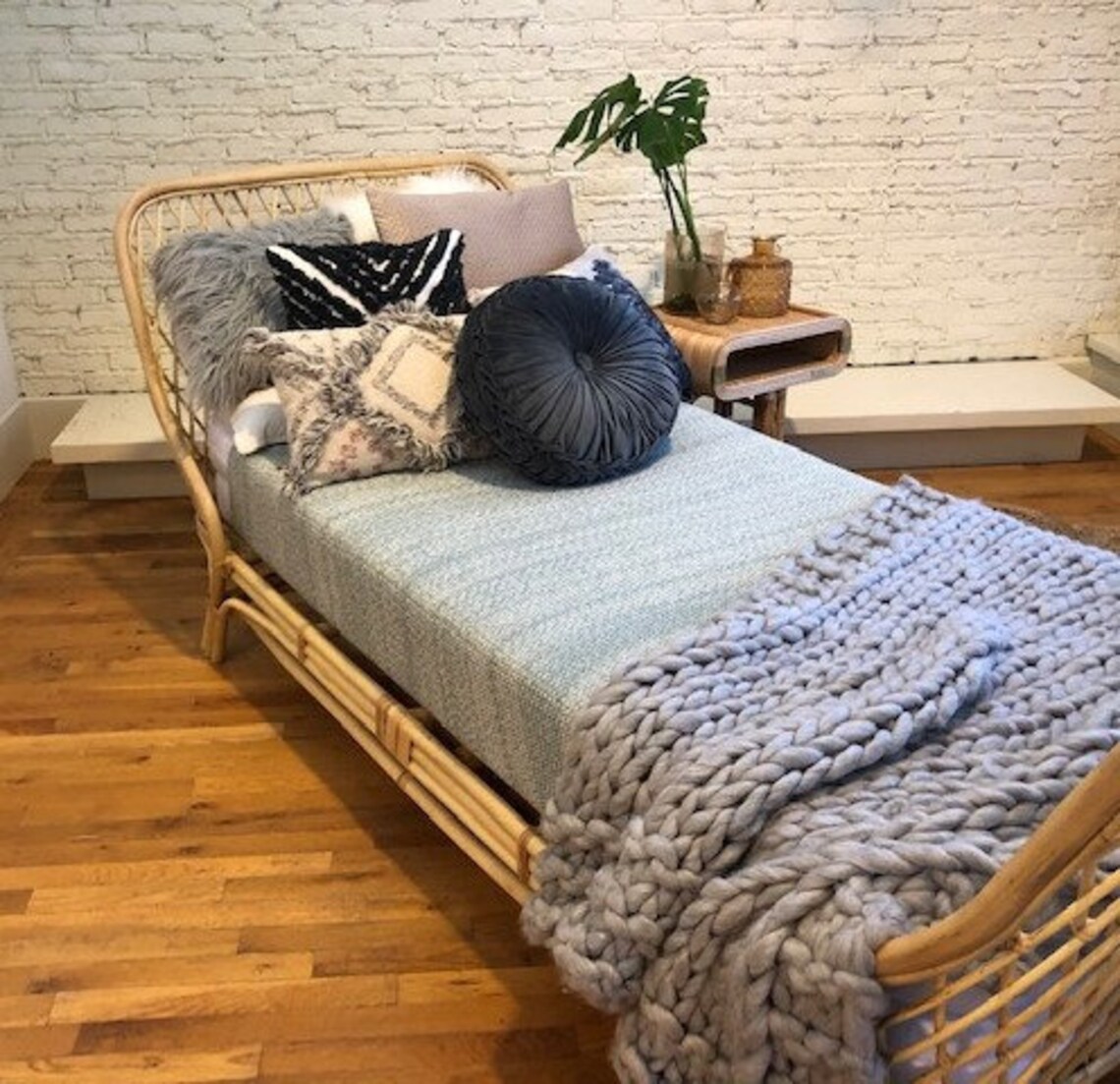 PREORDER Twin Rattan Crisscross Daybed Etsy